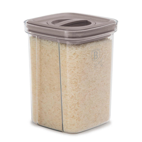 BH/8576, juego de 5 botes, color topo, juego de botes b., juego de botes, botes de cocina, contenedores de almacenamiento, almacenamiento de alimentos, bote