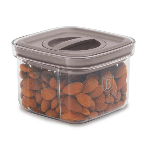 BH/8576, juego de 5 botes, color topo, juego de botes b., juego de botes, botes de cocina, contenedores de almacenamiento, almacenamiento de alimentos, bote