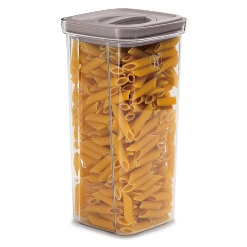 Product image of 5+5pcs canister set. Part of the Taupe Collection . Features: • Material: plastic • 2 pcs 460 ml canister: 11,2*11,2*8 cm • 2 pcs 1100 ml canister: 11,2*11,2*15 cm • 1 pc 1500 ml canister: 11,2*11,2*23 cm • Co.... (Conceptual view). Official Berlinger Haus product, boosted by Promintra sl.