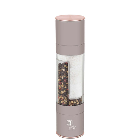 BH/8579A, BH/8579, molinillo de sal y pimienta 2 en 1, color topo mate, molinillo de sal y pimienta 2 en 1, molinillo de sal y pimienta, molinillo de sal y pimienta, utensilios de cocina, molinillo de sal y pimienta