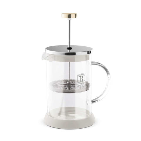 BH/8586, Cafetera de émbolo para café y té de 600 ml, Crema mate, Cafetera de émbolo para café y té, Cafetera de émbolo para café y té, Prensa francesa, Electrodomésticos de cocina, Cafetera