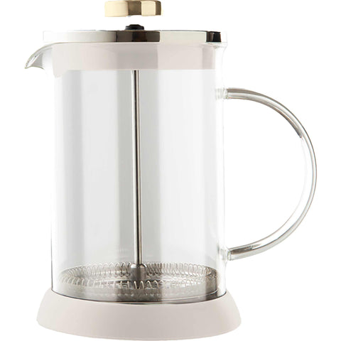 Cafetera de émbolo para café y té, prensa francesa, cafetera de émbolo para café y té, crema mate, NUEVA, BH/8586