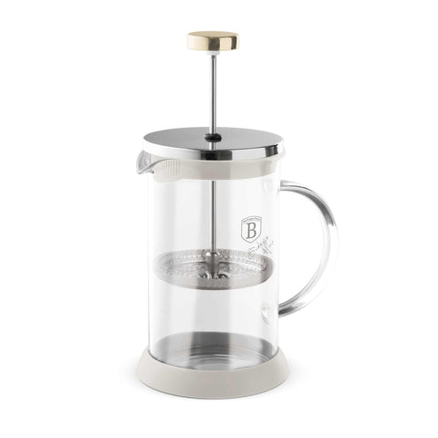 BH/8587, Cafetera de émbolo para café y té de 800 ml, Crema mate, Cafetera de émbolo para café y té, Cafetera de émbolo para café y té, Prensa francesa, Electrodomésticos de cocina, Cafetera