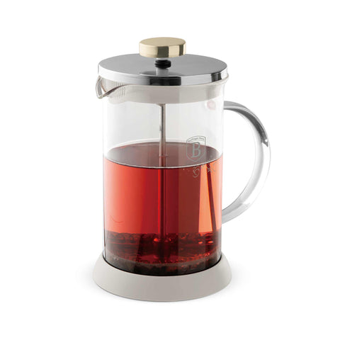 BH/8587, Cafetera de émbolo para café y té de 800 ml, Crema mate, Cafetera de émbolo para café y té, Cafetera de émbolo para café y té, Prensa francesa, Electrodomésticos de cocina, Cafetera