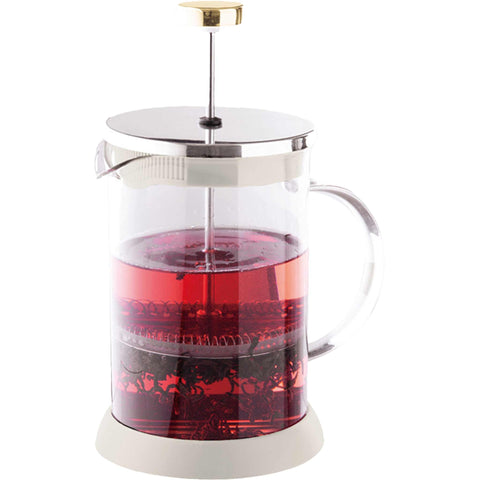 Cafetera de émbolo para café y té, prensa francesa, cafetera de émbolo para café y té, crema mate, NUEVA, BH/8587