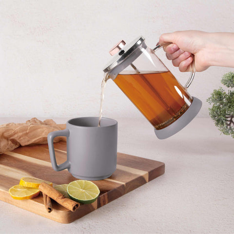 Cafetera De Émbolo Para Café Y Té De 600 Ml