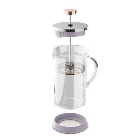  BH/8589, Cafetera de émbolo para café y té de 800 ml, color topo mate, cafetera de émbolo para café y té, cafetera de émbolo para café y té, prensa francesa, electrodomésticos de cocina, cafetera
