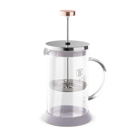  BH/8589, Cafetera de émbolo para café y té de 800 ml, color topo mate, cafetera de émbolo para café y té, cafetera de émbolo para café y té, prensa francesa, electrodomésticos de cocina, cafetera