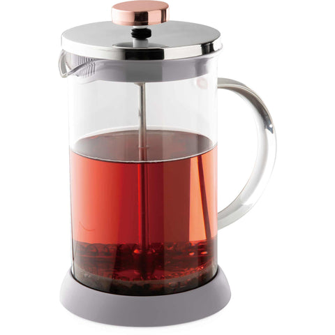 Cafetera de émbolo para café y té, prensa francesa, cafetera de émbolo para café y té, gris topo mate, NUEVA, BH/8589