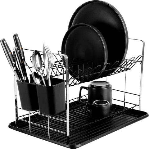 almacenaje, almacenamiento, BH/8597N, Black Silver Collection, Black Vantage Collection, Colección Black Silver, Colección Black Vantage, Colección Matte Black, Escurreplatos, Matte Black Collection, negro mate, Utensilios de cocina