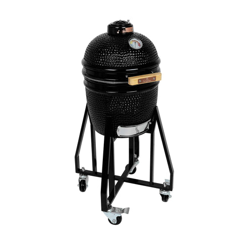 BH/8599, Parrilla Kamado compacta, Negra, para exteriores, Parrilla Kamado, Parrilla para exteriores, Parrillas y barbacoas