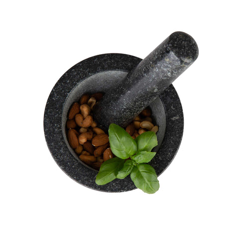  BH/8608, Mortero, Negro, Oro Rosa, Mortero, Granito