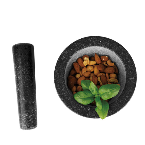  BH/8608, Mortero, Negro, Oro Rosa, Mortero, Granito