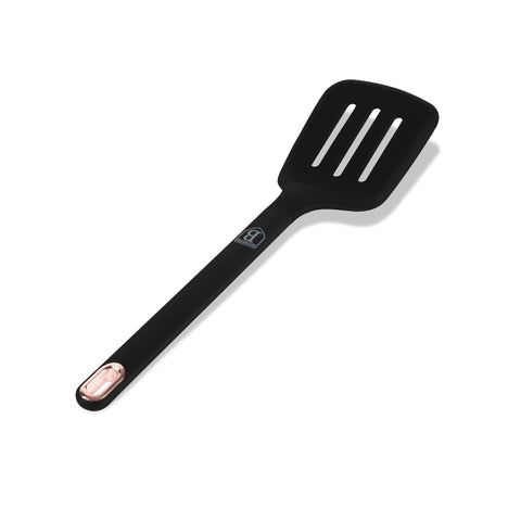  BH/8611, Espátula ranurada, Negro, Oro rosa, Herramientas de cocina, Utensilio de cocina, Utensilio de cocina, Utensilio de cocina, Aparato de cocina