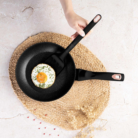  BH/8611, Espátula ranurada, Negro, Oro rosa, Herramientas de cocina, Utensilio de cocina, Utensilio de cocina, Utensilio de cocina, Aparato de cocina