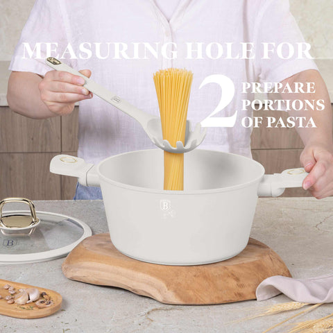 BH/8619, juego de herramientas de cocina de 6 piezas con soporte, crema mate, juego de herramientas de cocina de 6 piezas con soporte, juego de herramientas de cocina, herramientas de cocina, utensilios de cocina, utensilios de cocina, aparatos de cocina, cucharón para sopa, cuchara de cocina, espumadera, cucharón para espaguetis, espátula ranurada, soporte, juego de utensilios