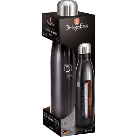 termo, termo, botella de termo, gris oscuro, BH/6399, BH/8626