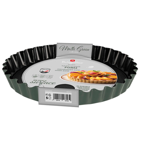 BH/8631, Molde para tarta/pastel 28x3,5cm, Verde Mate, utensilios para hornear, molde para tarta/pastel, molde para tarta, molde para pastel, horneado, Molde para tartas y pasteles