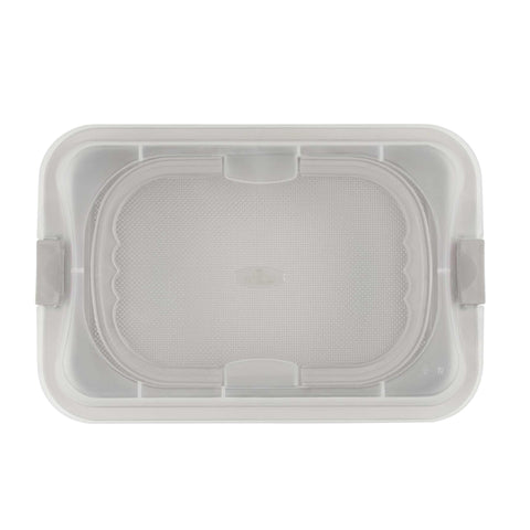  BH/8639, Asador rectangular con tapa, Crema mate, utensilios para hornear, asador rectangular a., asador rectangular, asador, hornear, bandeja para asar