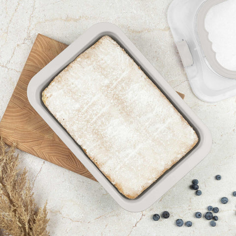  BH/8639, Asador rectangular con tapa, Crema mate, utensilios para hornear, asador rectangular a., asador rectangular, asador, hornear, bandeja para asar