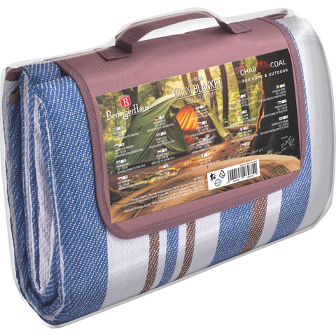  BH/8645,LP,BH,193,Manta de picnic,Marrón,Azul,Blanco,Exterior,Exterior y camping