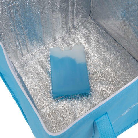  BH/8646, Bolsa térmica con barra de refrigeración, Azul, para exteriores, Bolsa térmica, Para exteriores y camping