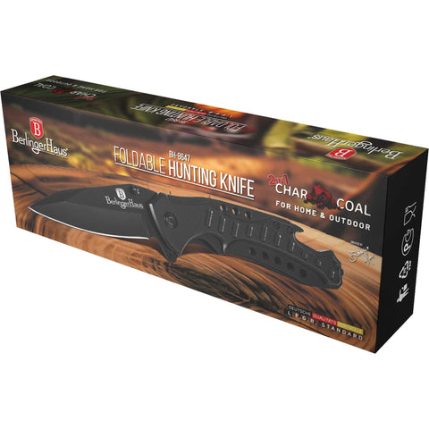  BH/8647,LP,BH,195,Cuchillo de caza plegable,Negro,para exteriores,cuchillo de caza,plegable,Cuchillos y herramientas de corte