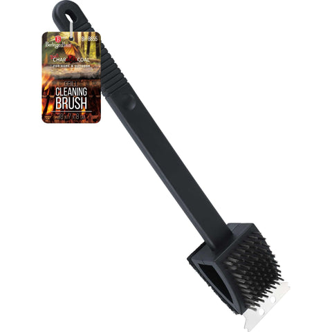  BH/8655, Cepillo de limpieza para parrilla, Negro, para exteriores, Cepillo de limpieza para barbacoa, Accesorios para barbacoa, Cepillo para parrilla