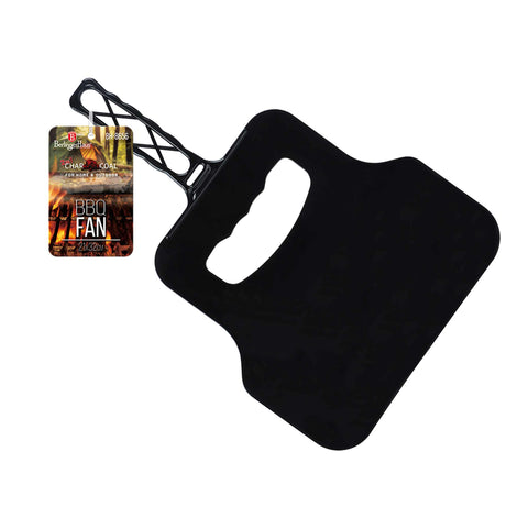 Product image of BBQ fan. Part of the outdoor . Features: • Material: plastic • Size: 21*32 mm. (Studio view). Official Berlinger Haus product, boosted by Promintra sl.