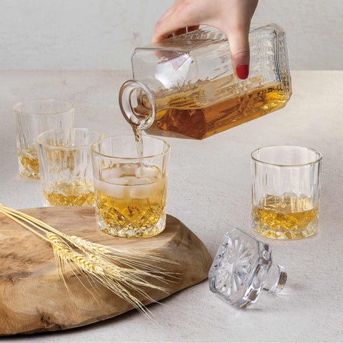 Juego de whisky, juego de whisky, juego de 5 piezas, juego de whisky, vaso, NUEVO, BH/8657