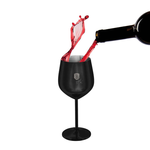 Set De 2 Copas De Vino De Metal