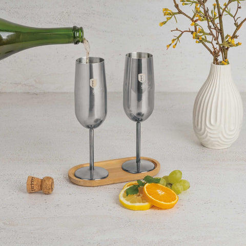 Juego De 2 Copas De Champán De Metal, Imagen lifestyle
