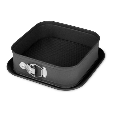  BH/8680, Molde desmontable cuadrado 28x28cm, Antracita mate, utensilios para hornear, molde desmontable cuadrado, pastel, acoplamiento, horneado, molde desmontable