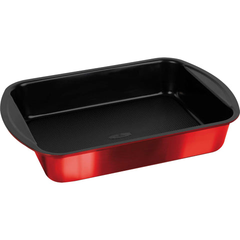 BH/8682, RENEW, BH/7861,BH/1541,BH/1541A,BL-3218, Asador rectangular 40x28,5cm, burdeos, rojo, utensilios para hornear - asador rectangular, asador rectangular, asador, utensilios para hornear, horneado,Berlinger Haus, Promintra