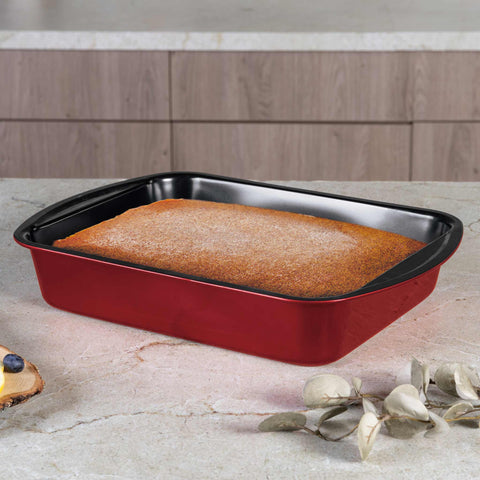  BH/8682,BH/7861,BH/1541,BH/1541A,BL-3218,Bandeja para asar rectangular 40x28,5cm,Borgoña,Rojo,utensilios para hornear,bandeja para asar rectangular a.,bandeja para asar rectangular,bandeja para asar,hornear,bandeja para asar