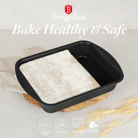  BH/8684, Asador rectangular 40x28,5cm, Antracita mate, utensilios para hornear, asador rectangular a., asador rectangular, asador, hornear