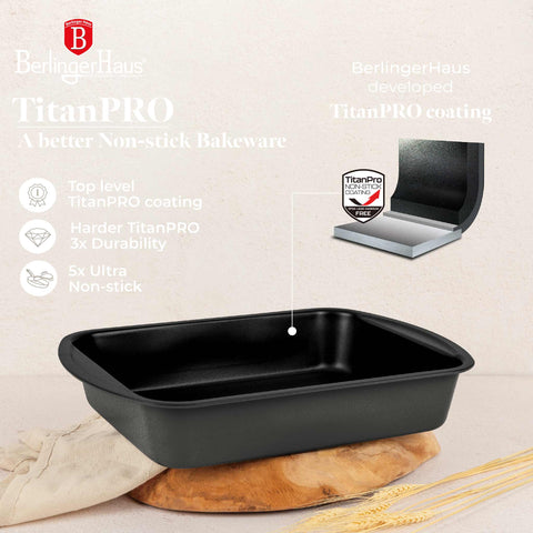  BH/8684, Asador rectangular 40x28,5cm, Antracita mate, utensilios para hornear, asador rectangular a., asador rectangular, asador, hornear