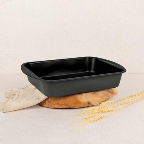  BH/8684, Asador rectangular 40x28,5cm, Antracita mate, utensilios para hornear, asador rectangular a., asador rectangular, asador, hornear