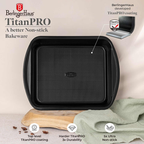  BH/8685, Asador rectangular 35x27cm, Antracita mate, utensilios para hornear, asador rectangular a., asador rectangular, asador, hornear