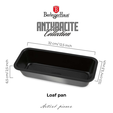  BH/8686,Molde para pan,Antracita mate,utensilios para hornear,molde para pan a.,hornear,pan