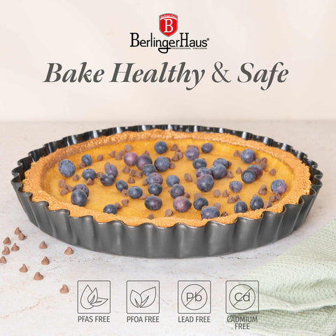  BH/8693, Molde para tarta/pastel 28x3,5cm, Antracita mate, utensilios para hornear, molde para tarta/pastel, molde para tarta, molde para pastel, hornear