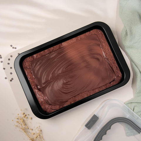  BH/8694, Asador rectangular con tapa, Antracita mate, utensilios para hornear, asador rectangular a., asador rectangular, asador, hornear