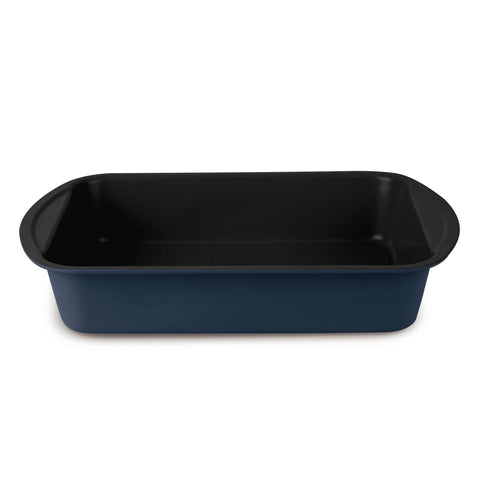 BH/8697, Asador rectangular 40x28,5cm, Azul mate, utensilios para hornear, asador rectangular a., asador rectangular, asador, hornear