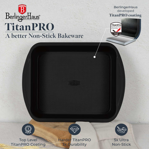  BH/8698, Asador rectangular 35x27cm, Azul mate, utensilios para hornear, asador rectangular a., asador rectangular, asador, hornear