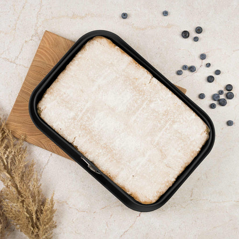  BH/8703, Molde desmontable rectangular 39x27cm, Azul mate, Utensilios para hornear, Molde desmontable rectangular, Molde desmontable cuadrado, Pastel, Acoplamiento, Horneado, Molde desmontable