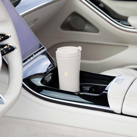  BH/8732, Taza de café 0,5L, Crema Mate, Taza de café, Taza de viaje, Botella, Frasco, Vajilla, Taza