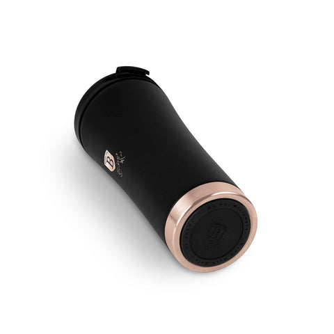  BH/8735, Taza de café 0,5L, Negro, Oro rosa, Taza de café, Taza de café de viaje, Botella, Frasco, Vajilla, Taza