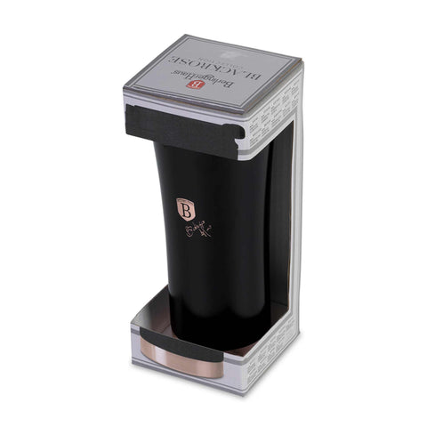  BH/8735, Taza de café 0,5L, Negro, Oro rosa, Taza de café, Taza de café de viaje, Botella, Frasco, Vajilla, Taza