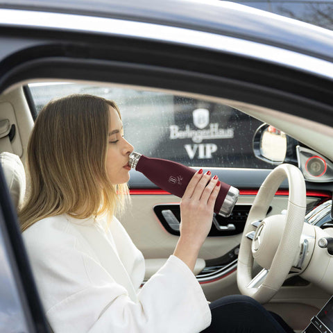  BH/8738, termo de vacío de 0,5 l, color burdeos mate, termo de vacío, termo