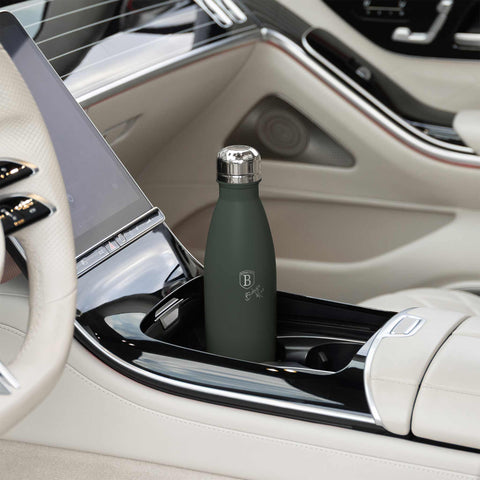  BH/8739, termo de vacío de 0,5 l, verde mate, termo de vacío, termo, almacenamiento de alimentos, frasco